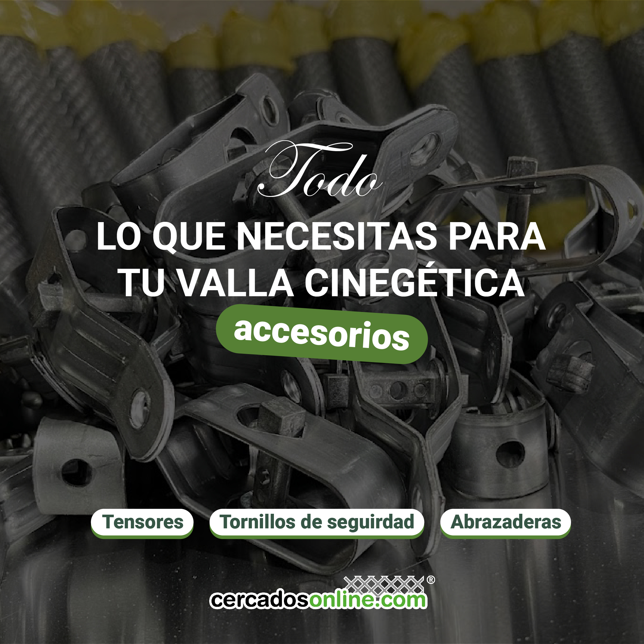 Accesorios esenciales para una valla cinegética resistente y duradera