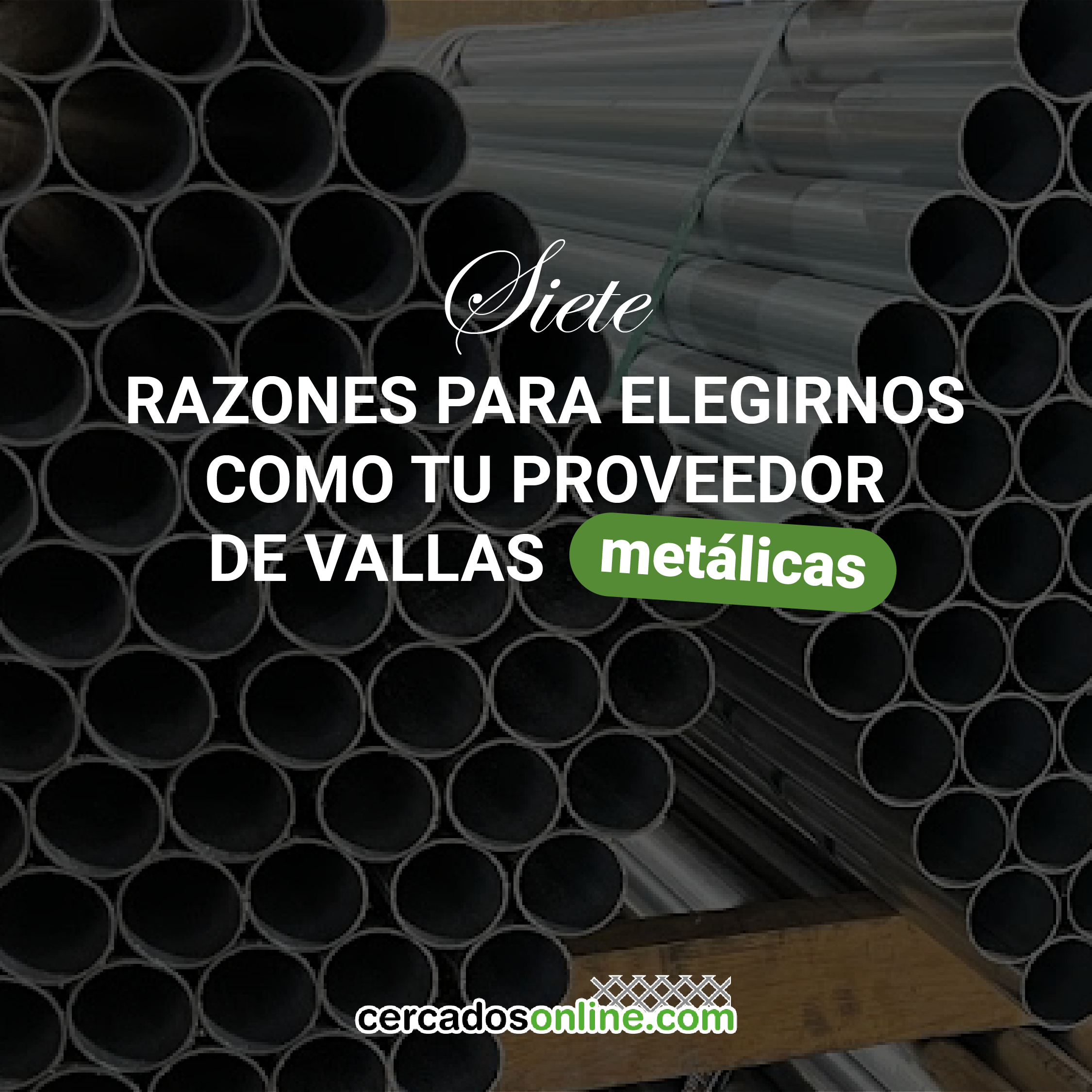 Siete razones para elegirnos como tu proveedor de vallas metálicas