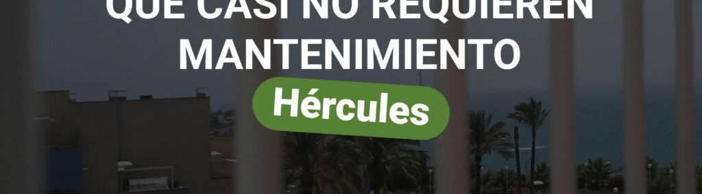 Vallas que casi no requieren mantenimiento: modelo hércules