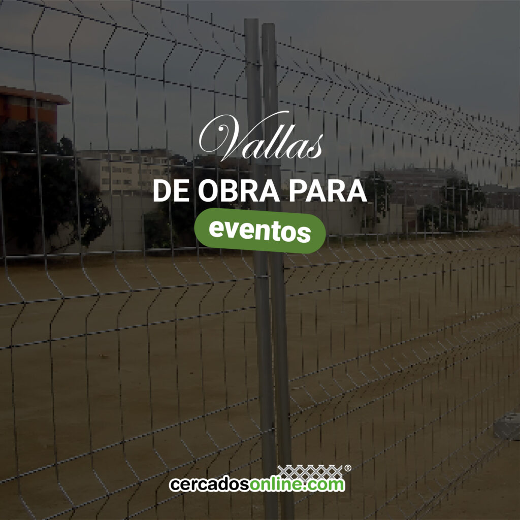 Vallas de obra para eventos: seguridad y organización en cada espacio