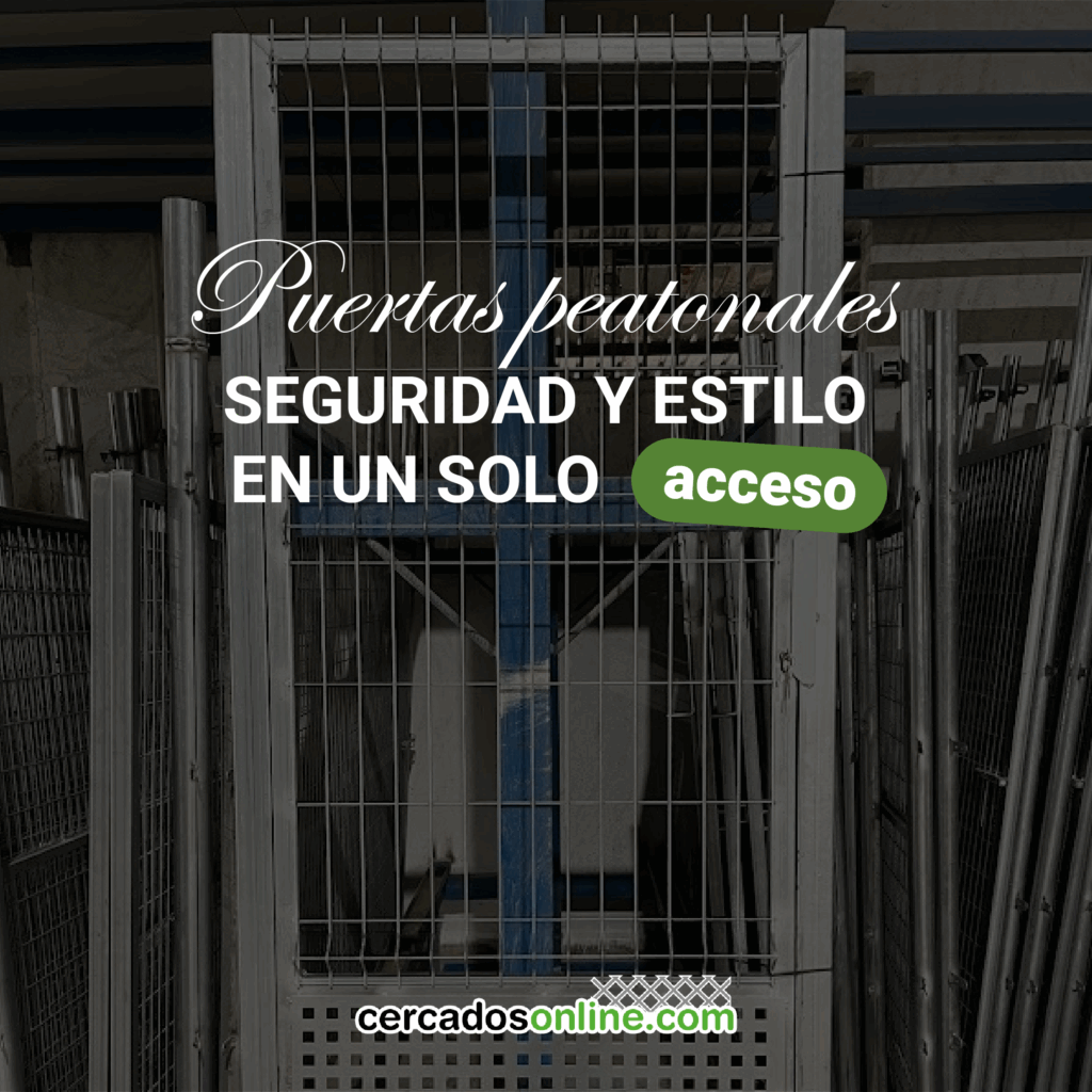 Puertas peatonales: seguridad y estilo en un solo acceso