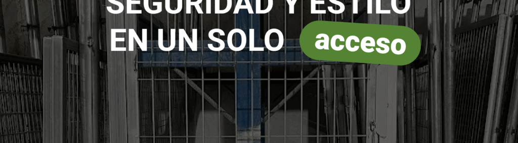 Puertas peatonales: seguridad y estilo en un solo acceso