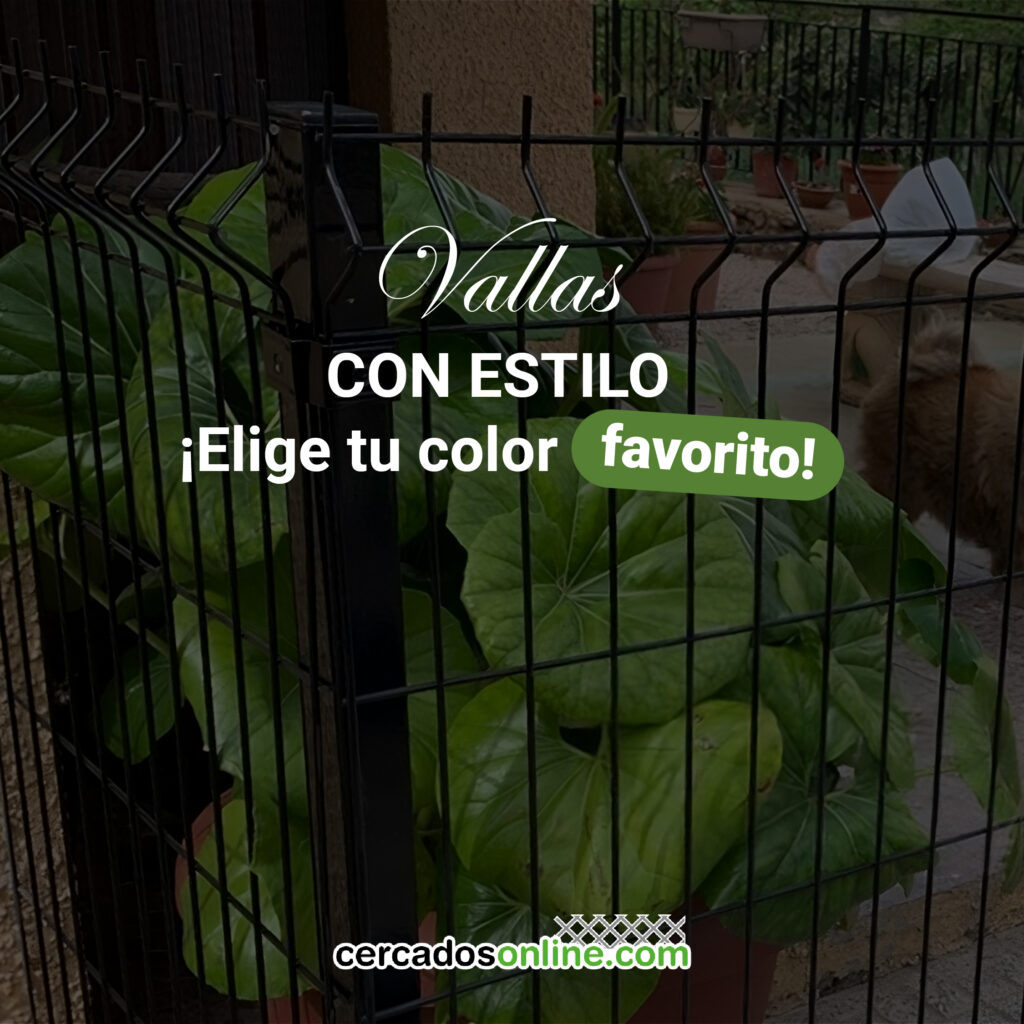 Vallas con estilo: ¡elige tu color favorito y personaliza tu espacio!