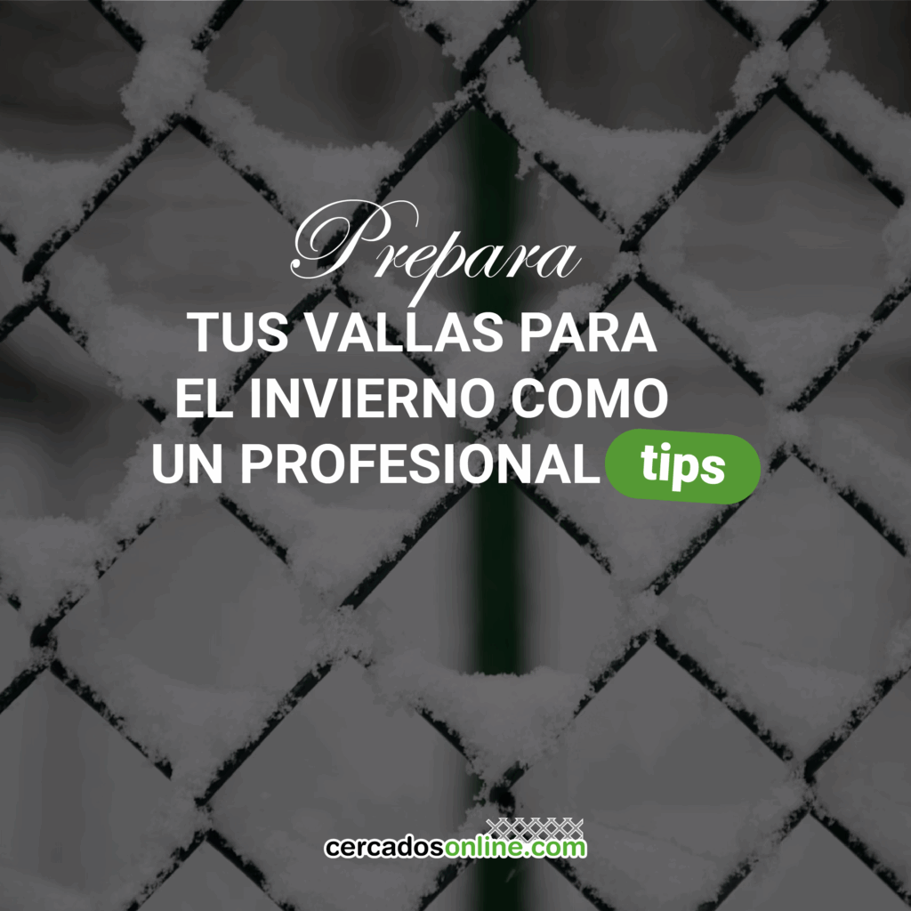 Vallas metálicas y humedad: 5 consejos para proteger tu vallado en invierno