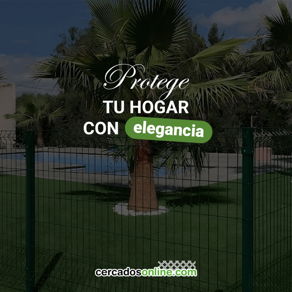 Protege tu hogar con elegancia: la valla metálica Hércules