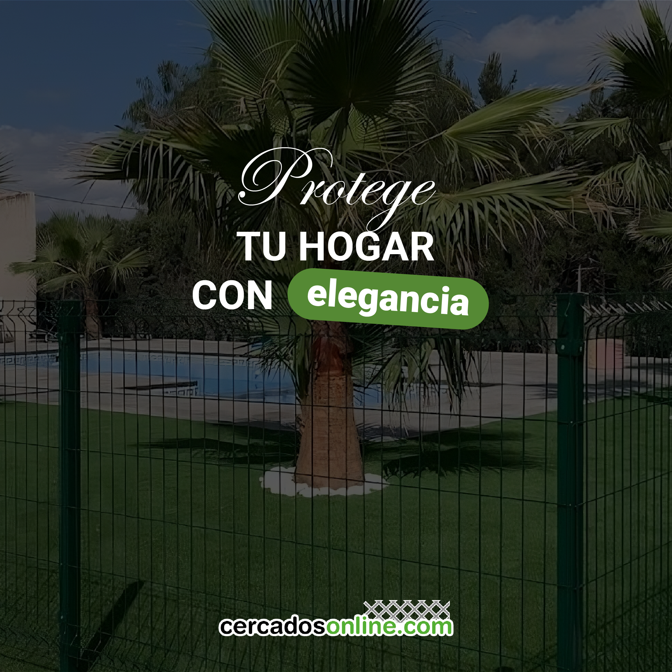 Protege tu hogar con elegancia: la valla metálica Hércules