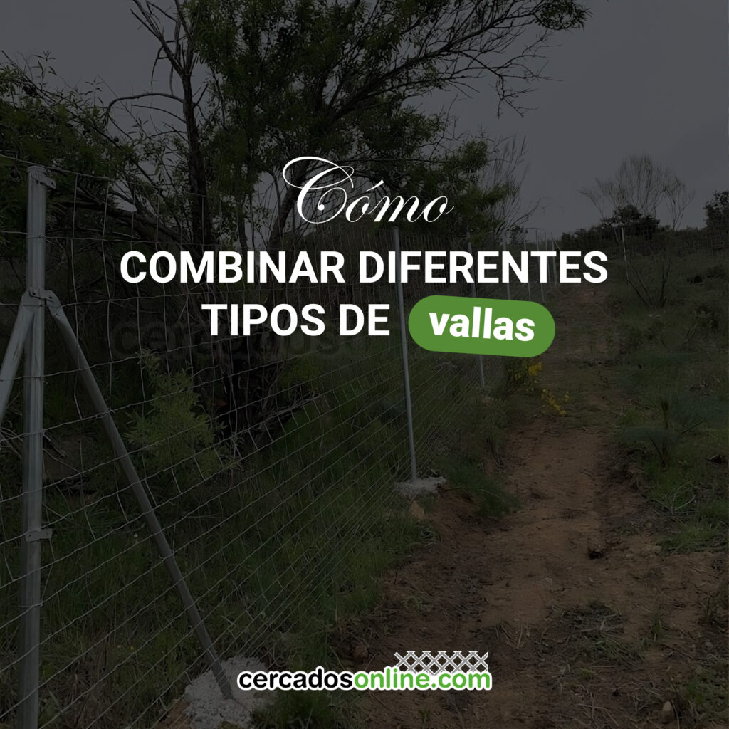 Cómo combinar diferentes tipos de vallas para tu proyecto
