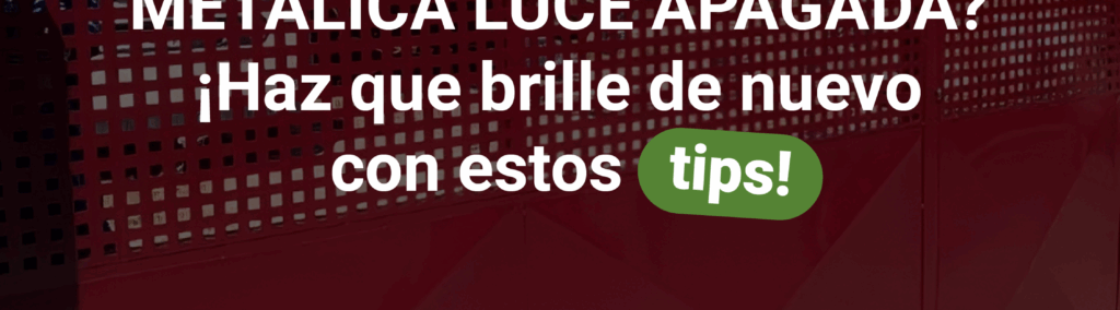 ¿Tu puerta metálica luce apagada? ¡Haz que brille de nuevo con estos tips!