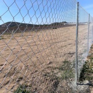 Cercado de valla simple torsión galvanizada