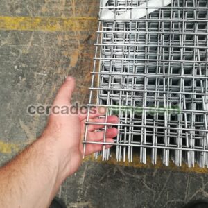 Panel Malla Electrosoldada Galvanizada 2,00x1,00 Metros (30/30-4)