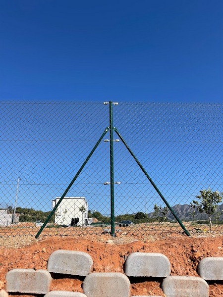 POSTE CENTRO LACADO VERDE